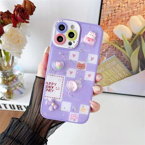 Shining Long Lanh Phim Hoạt Hình Trường Hợp Điện Thoại In Funda Cho Samsung Galaxy S25 Fe S25 Cạnh S25 Siêu S24 Ống Kính Bảo Vệ Bìa - Product Image 4