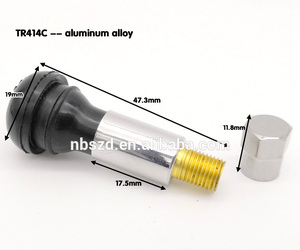 Pièces de voiture sans chambre à air de haute qualité, manchon chromé pour pneu, alliage de zinc TR412C TR413C TR414C TR415C TR418C, testé pour la tenue des fuites - Product Image 2