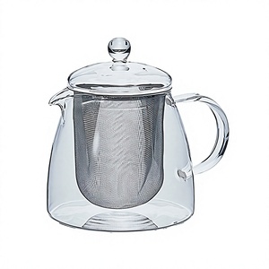 Mug à thé en verre de style japonais 700 ml, résistant à la chaleur, sans BPA, avec filtre en acier inoxydable, couvercle anti-fuite, motif logo, compatible micro-ondes et lave-vaisselle - Product Image 4