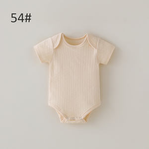 رومبير قصير لطيف للرضع جيد التهوية ومريح للأطفال الصغار بدلة من قطعة واحدة بدلة صيفية - Product Image 5