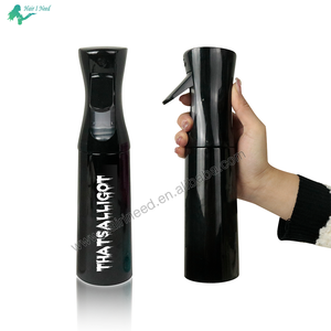 Logotipo personalizado Peluquería Belleza Hidratante Plástico Pet <span class=keywords><strong>Mister</strong></span> Botella de spray de agua de niebla fina Botella de spray para peinar el cabello - Product Image 1