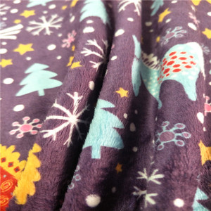 Tissu Minky 100% polyester avec impression numérique personnalisée, pour couvertures 200gsm/240gsm/280gsm - Product Image 6