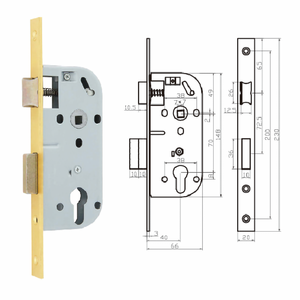 7040โมร็อกโกการรักษาความปลอดภัยประตูล็อคประตูล็อคสำหรับประตูไม้ - Product Image 3