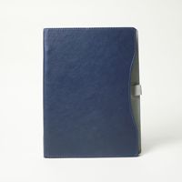 Libreta de Cuero PU Estilo A4 con Logotipo Personalizado, 6 Anillas, Agenda, Planificador, Diario con Portaplumas