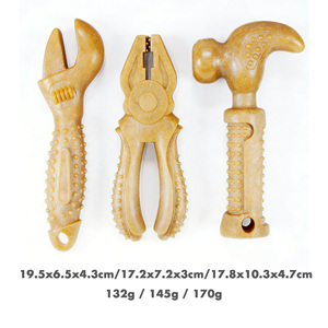 Brinquedos Indestrutíveis de Fibra de Madeira Natural para Cães, Bastão de Limpeza <span class=keywords><strong>Dental</strong></span> para Raças Grandes e Mastigadores Agressivos, Fornecimento por Atacado - Product Image 5