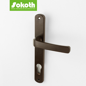 Cửa hiện đại tấm khóa đông Châu Âu thị trường màu nâu nhôm xử lý cho căn hộ sử dụng - Product Image 2