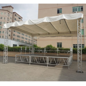 Pieds de scène mobiles en aluminium pour événements extérieurs, mariage - Product Image 3