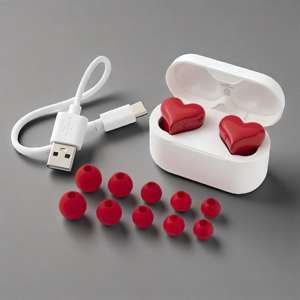 <span class=keywords><strong>Precio</strong></span> bajo New Japan Popular Girls TWS Auriculares y auriculares con cancelación de ruido en forma de corazón Perfecto regalo de San Valentín - Product Image 3