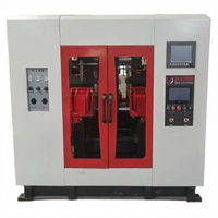 Máquina de Moldeo por Extrusión y Soplado de Doble Estación Totalmente Automática, de Alto Rendimiento y Estabilidad, Totalmente Eléctrica, para Fabricación de Botellas