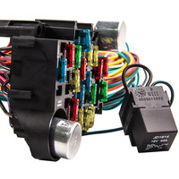 MaXpeedingrods-arnés de cableado, 21 circuitos, 17 fusibles, Kit de conector Universal, intermitentes, arnés de inyector