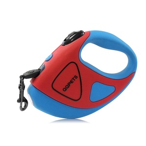 개를 위한 <span class=keywords><strong>LED</strong></span> 조명 개폐식 가죽 끈-맞춤형 로고, 색상 옵션 및 안전 핸들 - Product Image 2