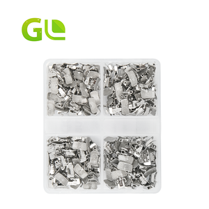 Fabrika GL yüksek kalite diş ortodontik bukkal tüp 1st/2nd Molar Bondable Roth/MBT 0.022/0.018 Mesh baz tek tüpler - Product Image 3