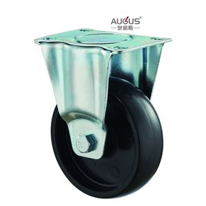 Chinesischer Hersteller Schwarzes Gummi-Lenkrolle Möbelrollen mit 3/4/5 Zoll Drei Größen zur Auswahl - Product Image 5