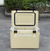 Glacière isotherme 25QT pour randonnée et trekking, coffre isotherme pour équipement de camping en extérieur, stockage de boissons et aliments, service de commande en gros