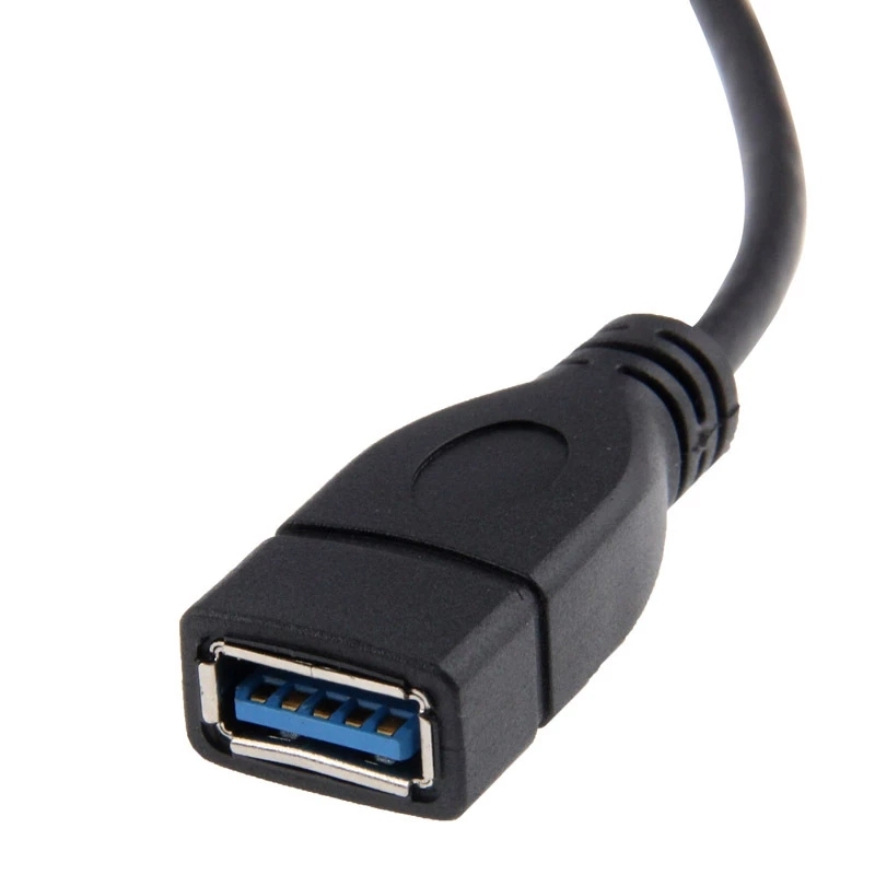 USB 3.0 Verlängerungskabel 20 Cm – 2 Stück, Links & Rechts 90° Winkel, Stecker Auf Buchse, Bis 5 Gbit/s