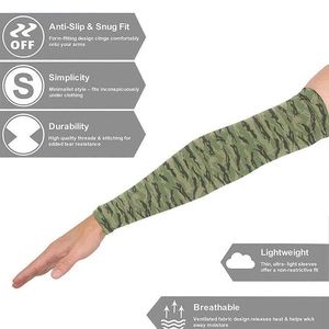 Manches de compression sportives personnalisables pour hommes et femmes, protection UV, respirantes, séchage rapide, qualité supérieure - Product Image 3