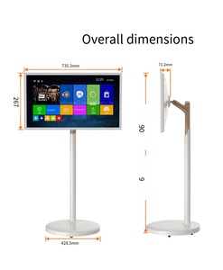 Wireless Smart <b>TV</b> 24 Inch Movable Touch Screen <b>Android</b> Monitor With Rechargeable Battery Portable <b>TV</b> - Product Image 4