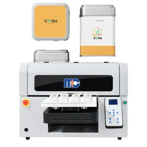 Industrial-Grade A3 UV Flatbed Printer for Professional Printing on Glass, Acrylic, Metal, Wood, Plastic, Ceramic, etc.