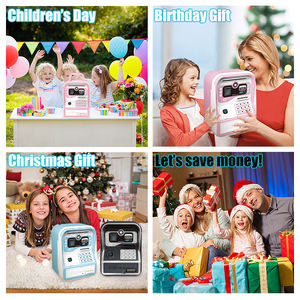 Tirelire automatique à roulettes, distributeur de billets, machine à monnaie, <span class=keywords><strong>banque</strong></span> électronique, boîte <span class=keywords><strong>d</strong></span>'épargne, mini distributeur automatique, jouets pour enfants, garçons et filles - Product Image 4