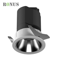 Spot LED Orientable 5W 7W Encastré pour Projets Hôteliers, Downlight COB Anti-Éblouissement Réglable