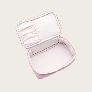 High Quality Zipper Bag Toiletry Bag 10 Inches <b>Terry</b> Cloth Cotton Embossed Logo Travel Bag For Daily Use - Product Image 6