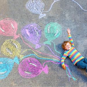 20 Cái PP Trống Đóng Gói Chất Lượng Cao Kids Trường Vỉa Hè Bảng Đen Không Bụi Đầy Màu Sắc Jumbo Chalk - Product Image 3