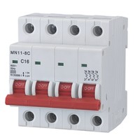 Disjoncteur miniature JIELI MN11-8C C16 en cuivre PA66 400V~ 50/60Hz 6kA Norme IEC60898-1 Garantie 5 ans