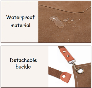 Grembiule Personalizzato con Logo, Impermeabile, Regolabile, con Tasche per Cucina, Chef e Barbieri - Product Image 5