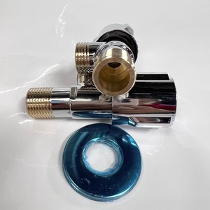 Robinet d'angle 1/2 pouce en cuivre pur épaissi pour chauffe-eau, interrupteur de coupure d'eau chaude et froide - Product Image 4
