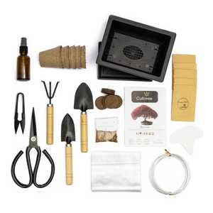 Kit d'outils de bonsaï unique pour une utilisation au sol comprenant des ciseaux et de l'<span class=keywords><strong>engrais</strong></span> Cadeau original pour la culture et la décoration de plantes naturelles - Product Image 1