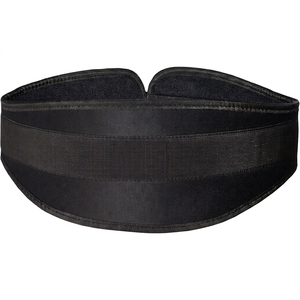 Cinturones de Gimnasio Transpirables de Neopreno Negro de Alta Calidad, Ajustables, Antideslizantes, con Soporte para la Espalda, Cierre de Gancho y Bucle, para Entrenamiento de Levantamiento de Pesas - Product Image 1