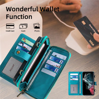 Coque de téléphone Samsung détachable en cuir, étui portefeuille pour Galaxy A21S, A20E, A50, A51, A70, A71, S8, S9, S10, S20, S21, S22 Plus, note 20 Ultra, S21FE