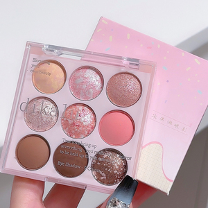 Grosir palet <span class=keywords><strong>Eyeshadow</strong></span> 9 warna Iblis gratis palet <span class=keywords><strong>Eyeshadow</strong></span> Vegan Perona mata berkualitas tinggi baru Matte bedak mutiara - Product Image 2