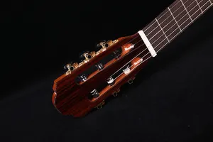 Nhạc Cụ OEM 36 Inch Nylon Chuỗi Vân Sam Top Rắn Gỗ Ghogany Cổ Điển Guitar Điện Acoustic Guitar DC-900 - Product Image 5