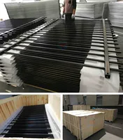 Pagar Pembatas Aluminium Gaya Eropa Tingmeihaoting 6 Kaki Ramah Lingkungan Tahan Air untuk Dek Kolam Renang