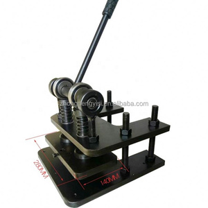 Máquina troqueladora comercial pequeña, prensa manual para troquelado de cartón y cuero - Product Image 4