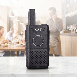 YJT A10 Analog Small <span class=keywords><strong>Pmr446</strong></span> Ce 0.5w <span class=keywords><strong>Walkie</strong></span> <span class=keywords><strong>Talkie</strong></span> Uhf Long Range Mini <span class=keywords><strong>Talkie</strong></span> <span class=keywords><strong>Walkie</strong></span> Two Way Radio Restaurant AU2608 - Product Image 1