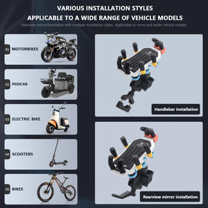 Supporto <span class=keywords><strong>per</strong></span> telefono Scooter Anti-Shake supporto <span class=keywords><strong>per</strong></span> <span class=keywords><strong>specchio</strong></span> <span class=keywords><strong>per</strong></span> telefono <span class=keywords><strong>cellulare</strong></span> <span class=keywords><strong>per</strong></span> moto in metallo - Product Image 6