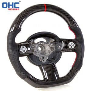 Volant de direction en fibre de carbone pour BMW <span class=keywords><strong>Mini</strong></span> <span class=keywords><strong>Cooper</strong></span> S R56 R61 <span class=keywords><strong>GP</strong></span> Coupé Volant de direction à fond plat - Product Image 2