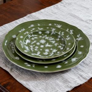 <b>Ceramic</b> Dinnerware Set Decorative Functional Porcelain <b>Plates</b> Bowl Mug Unique Wildlife Design Tableware - Product Image 3