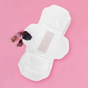 Almohadillas sanitarias desechables de algodón ultrafinas con protección contra fugas en 3-D, superabsorbente, 200-250ml, toallas sanitarias de higiene femenina