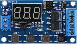 Module de temporisation à cycle de déclenchement, interrupteur de temporisation, module de relais marche/arrêt avec affichage LED, carte de circuit imprimé 5-36V, certifié IoT ROHS - Product Image 3