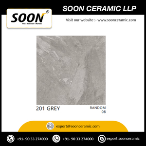 Carreaux de porcelaine vitrifiée de haute qualité Soon Ceramic 12MM, antidérapants, brillants, résistants, 600x600mm, pour sols extérieurs de balcon - Product Image 3