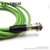 Code Femelle M12 Connecteur 8 Broches Câble D'extension 1M PVC Vert Droit 8 Pôles