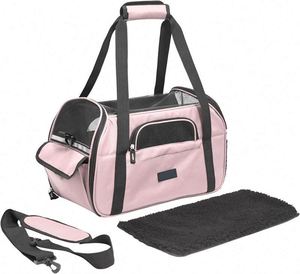 Échantillon Gratuit : Sac de Transport Souple pour Animaux de Compagnie (Chiens, Chats, Chiots) – Approuvé par les Compagnies Aériennes – Pliable - Product Image 4