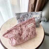 Élégante Trousse de Maquillage Grande Taille Personnalisée pour Femme, Pochette de Rangement Professionnelle à Fermeture Éclair pour Articles de Toilette et Cosmétiques de Voyage
