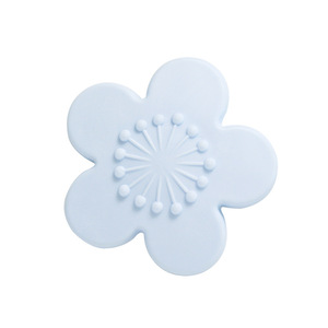 Door Stop Flower Shape Rubber Wall Mount Door Handle Protector For Home Office - Product Image 4