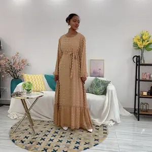 Nhà Cung Cấp Trung Quốc Thời Trang Đính Abaya Hồi Giáo Phụ Nữ Dresses