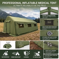 Carpa Médica Inflable Portátil Comercial de PVC Impermeable para Rescate al Aire Libre, de Montaje Rápido, con Tecnología Air Beam, OEM ODM