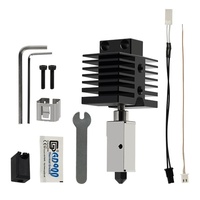 Rakitan nosel baja keras hot-end yang ditingkatkan, tahan aus pada suhu tinggi, dapat dilepas, aksesori printer 3D extruder